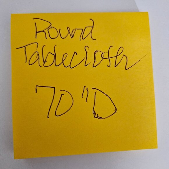 Flower Floral Round Tablecloth 70" Cotton Spring Summer Garden Linen Cover Cloth - Picture 7 of 7